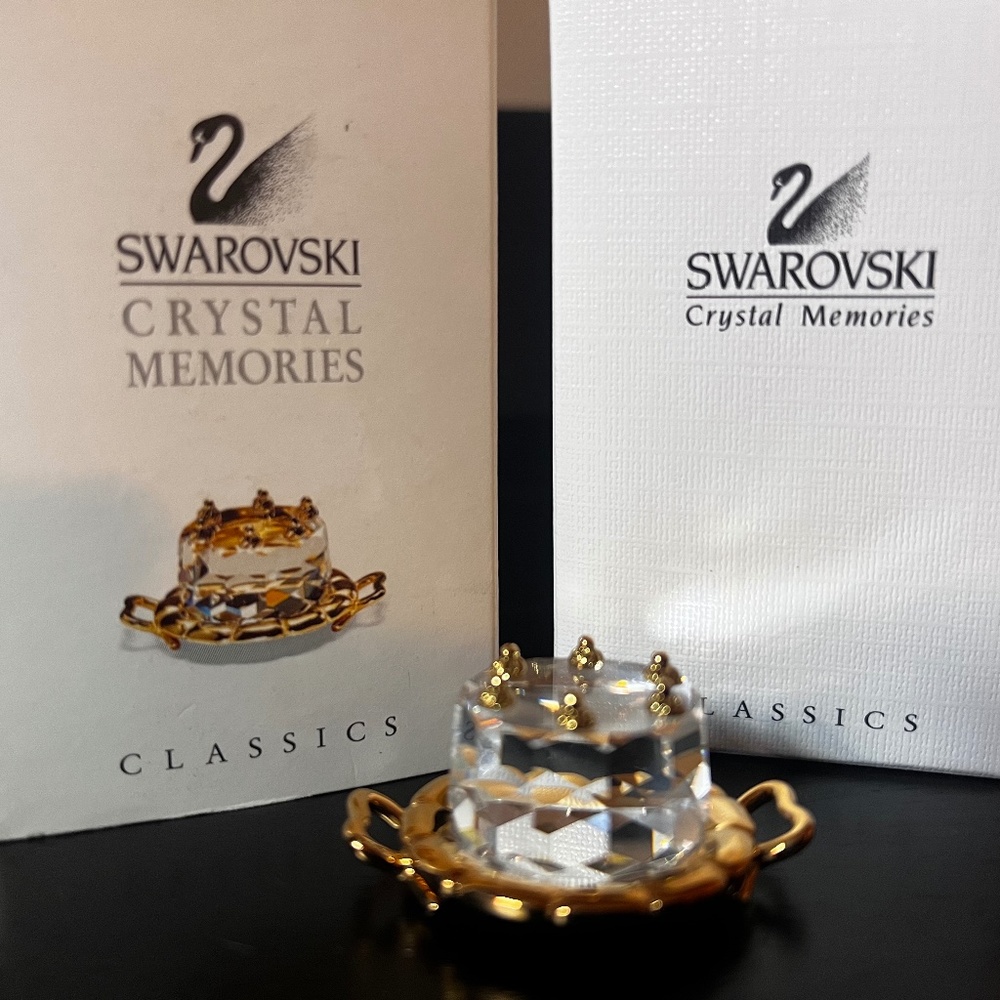 Swarovski Crystal Memories Birthday Cake